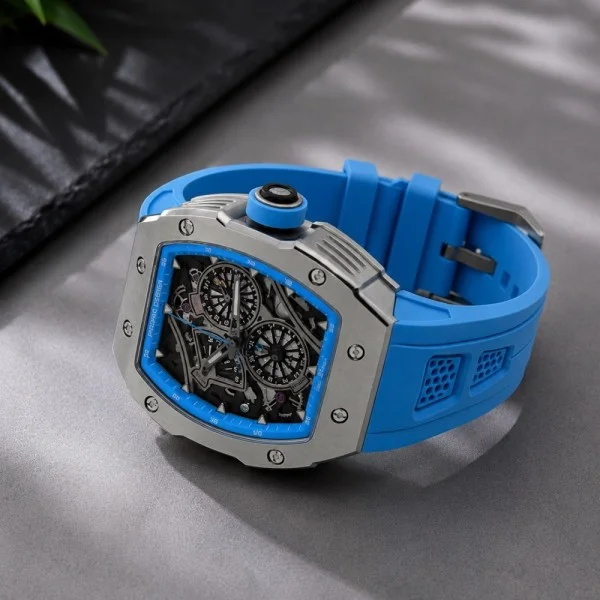 Мужские часы Pagani Design PD-YS012 Silver-Blue фото 7